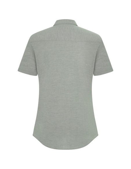 CAMISA OXFORD 405025S STRETCH MANGA CORTA MUJER