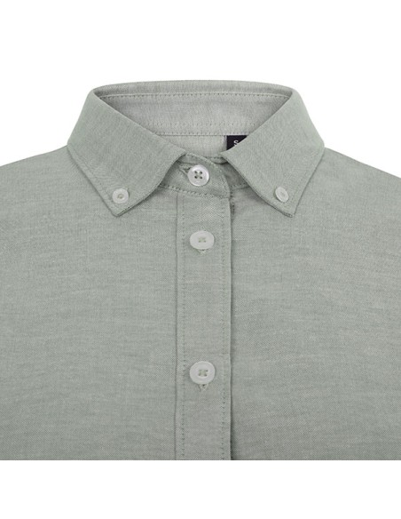 CAMISA OXFORD 405025S STRETCH MANGA CORTA MUJER