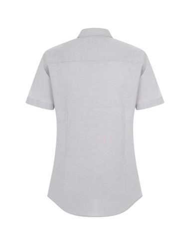 CAMISA OXFORD 405025S STRETCH MANGA CORTA MUJER
