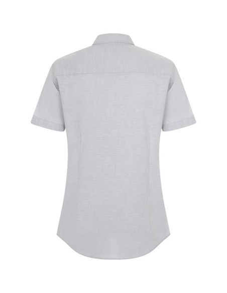 CAMISA OXFORD 405025S STRETCH MANGA CORTA MUJER