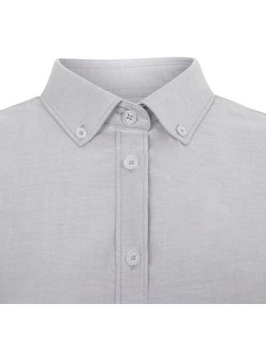 CAMISA OXFORD 405025S STRETCH MANGA CORTA MUJER
