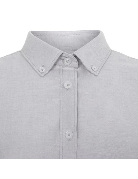 CAMISA OXFORD 405025S STRETCH MANGA CORTA MUJER