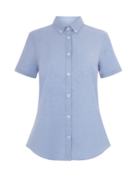 CAMISA OXFORD 405025S STRETCH MANGA CORTA MUJER