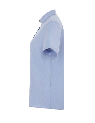 CAMISA OXFORD 405025S STRETCH MANGA CORTA MUJER