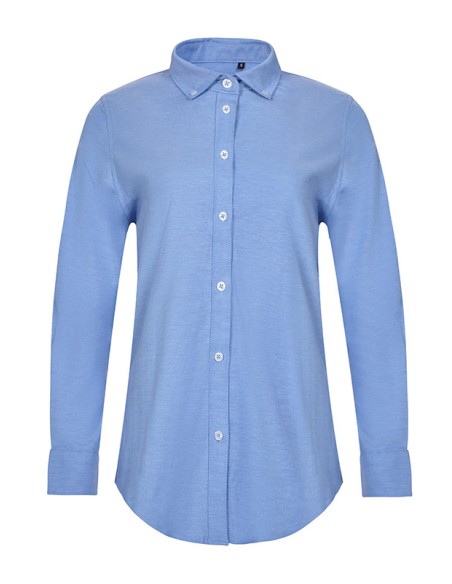 CAMISA OXFORD 405005S STRETCH MANGA LARGA MUJER