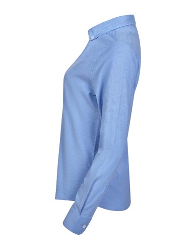 CAMISA OXFORD 405005S STRETCH MANGA LARGA MUJER