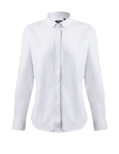 CAMISA OXFORD 405005S STRETCH MANGA LARGA MUJER