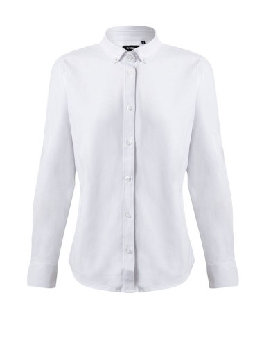 CAMISA OXFORD 405005S STRETCH MANGA LARGA MUJER