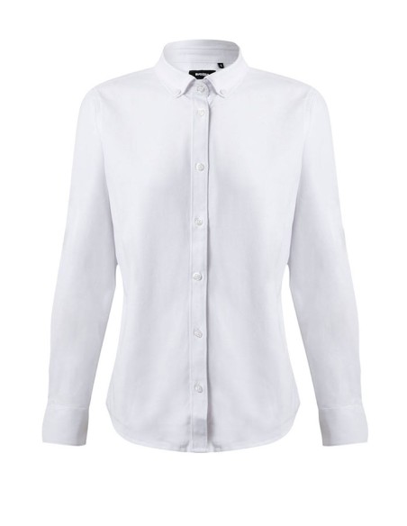 CAMISA OXFORD 405005S STRETCH MANGA LARGA MUJER