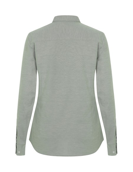 CAMISA OXFORD 405005S STRETCH MANGA LARGA MUJER