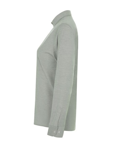 CAMISA OXFORD 405005S STRETCH MANGA LARGA MUJER