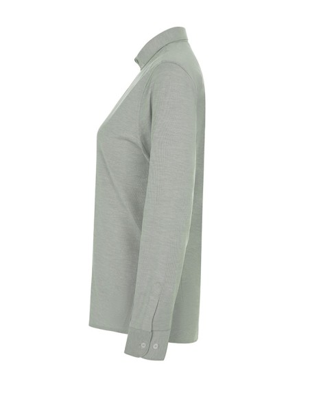 CAMISA OXFORD 405005S STRETCH MANGA LARGA MUJER