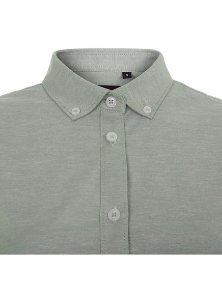 CAMISA OXFORD 405005S STRETCH MANGA LARGA MUJER