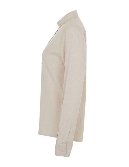 CAMISA OXFORD 405005S STRETCH MANGA LARGA MUJER