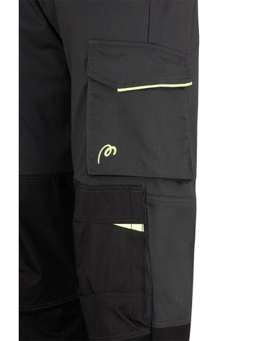 Pantalón tergal 245 g Color gris oscuro/negro...
