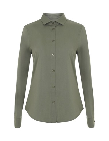 CAMISA MANGA LARGA 405019S STRETCH MUJER