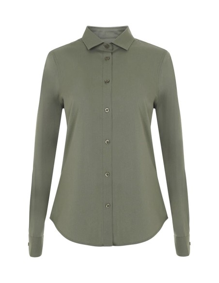 CAMISA MANGA LARGA 405019S STRETCH MUJER