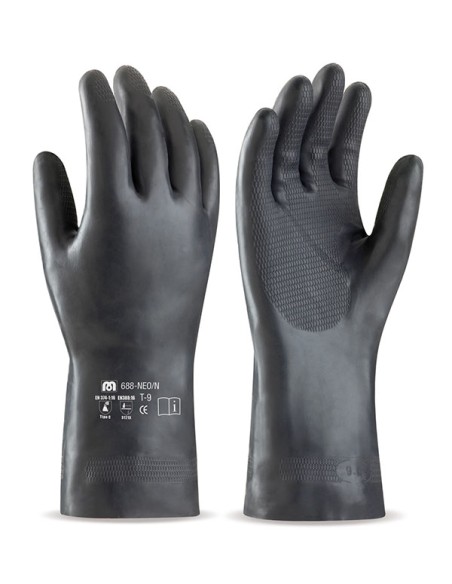 Guante de neopreno color negro 688NEONNE (10 pares)