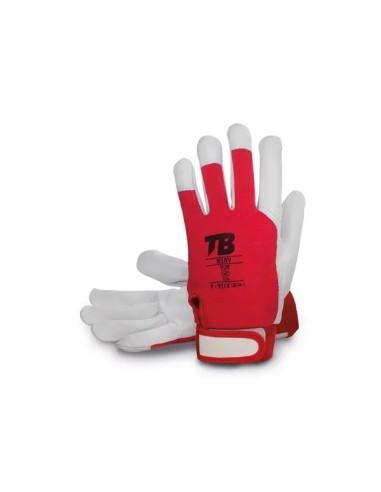 Guante de piel mecánico 81RV (paquete de 10 pares)