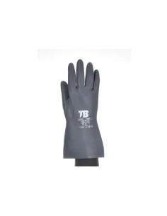 Guante químico de neopreno negro Tomás Bodero 9003 con interior flocado 2