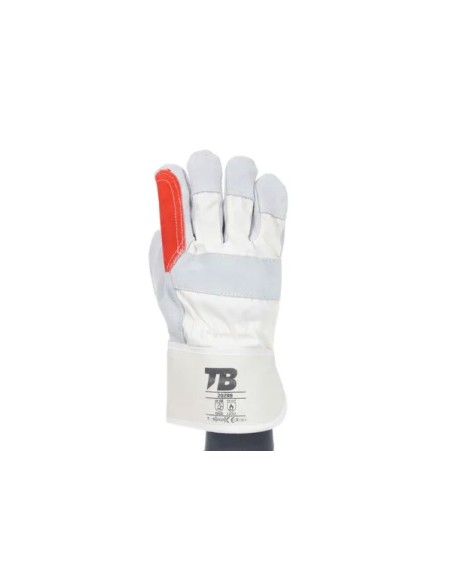 Guante de piel con refuerzo mecánico y térmico calor 202RB (10 PARES)