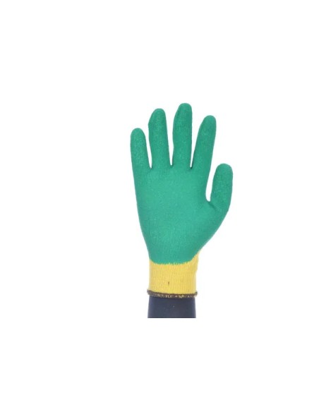 Guante de algodón poliéster y látex mecánico 300B GRIP (10 PARES)