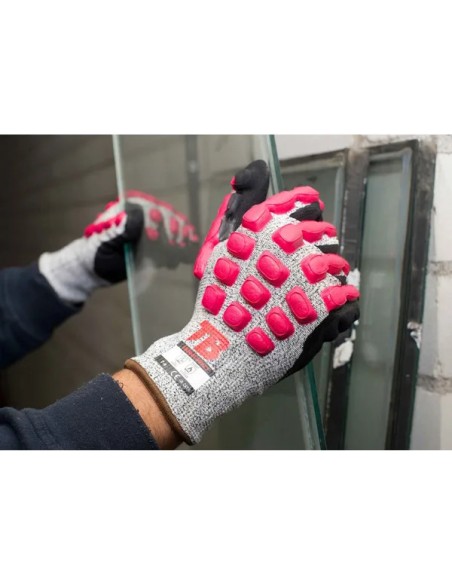 Guante mecánico y térmico calor con protección al corte y golpes 490RMF IMPACT (5 Pares)