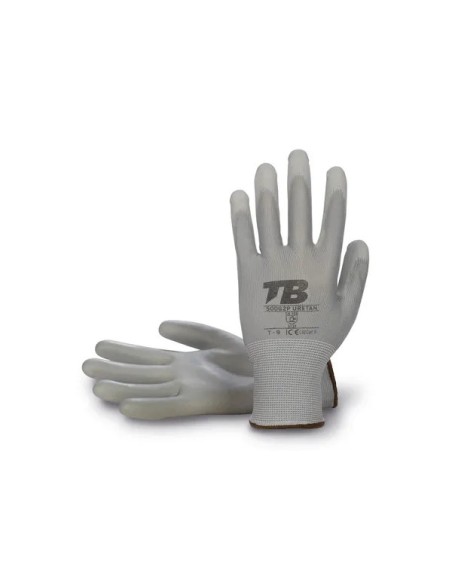 Guante de poliéster y poliuretano mecánico 500G2P URETAN (10 Pares)