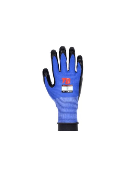 Guante de poliéster y nitrilo 700AZ U3 TOUCH (10 PARES)