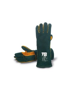 Guante soldador con protección térmica calor y mecánica...