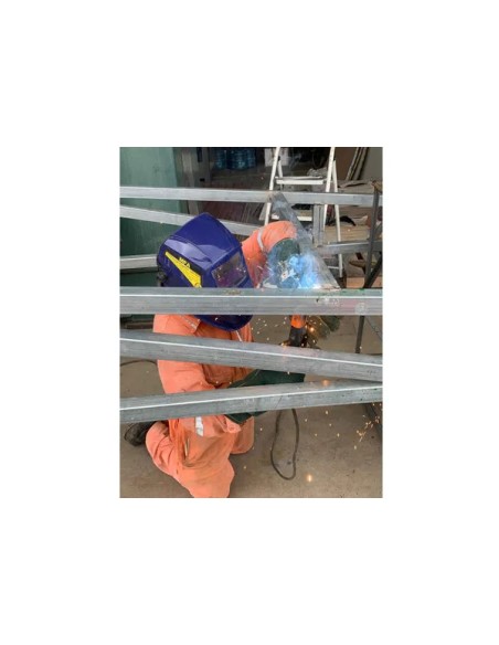 Guante soldador con protección térmica calor y mecánica de 40cm de longitud Tomas Bodero 911LR (5 PARES)