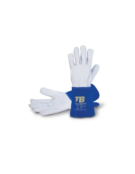 Guante soldador con protección térmica calor y mecánica de 33cm de longitud Tomas Bodero 980KV SOLMIG (5 PARES)