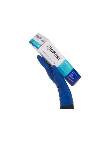 Caja 500 Guantes desechable de latex azul sin...