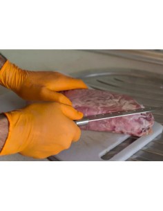 Caja de 1000 Guantes desechables de nitrilo naranja... 2