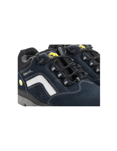 Zapato no metálico de piel serraje ESD HORUS S1P BEE WORK