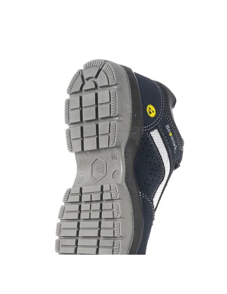 Zapato no metálico de piel serraje ESD HORUS S1P BEE WORK