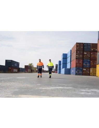 Sudadera de alta visibilidad combinada con...