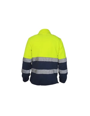 Chaqueta polar de alta visibilidad combinado...