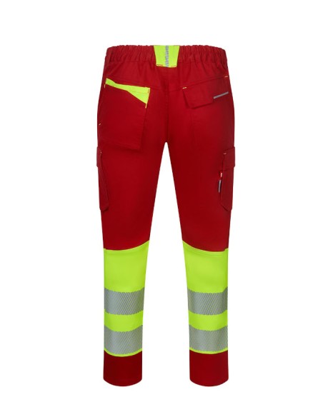 Pantalón Alta Visibilidad Velilla 303032S | Elástico y Multibolsillos