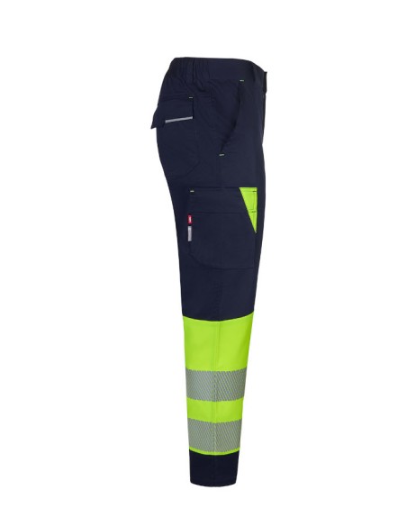 Pantalón Alta Visibilidad Velilla 303032S | Elástico y Multibolsillos