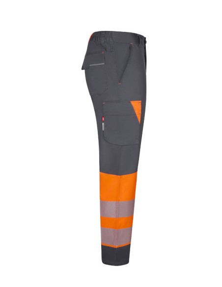 Pantalón stretch reciclado bicolor cinta segmentada mujer VELILLA 303032SW