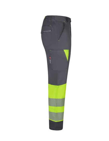 Pantalón stretch reciclado bicolor cinta segmentada mujer VELILLA 303032SW