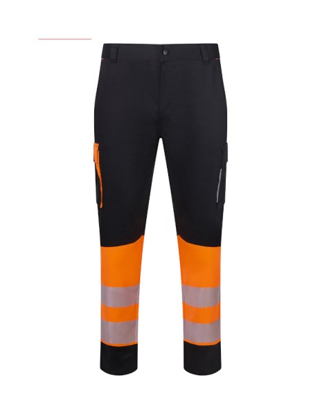 Pantalón stretch reciclado bicolor cinta segmentada mujer VELILLA 303032SW