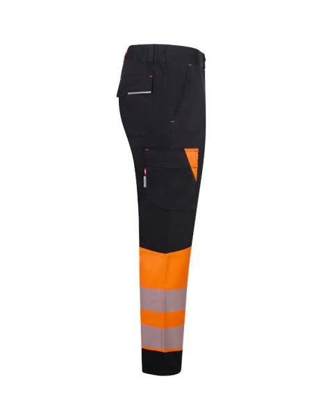 Pantalón stretch reciclado bicolor cinta segmentada mujer VELILLA 303032SW