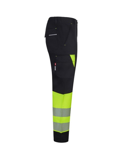 Pantalón stretch reciclado bicolor cinta segmentada mujer VELILLA 303032SW