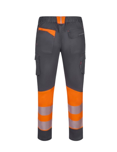 Pantalón stretch reciclado bicolor cinta segmentada mujer VELILLA 303032SW