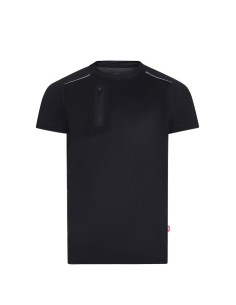 Camiseta técnica laboral sostenible Velilla 105635 frontal y Ropa de trabajo transpirable gama V.Dynamix