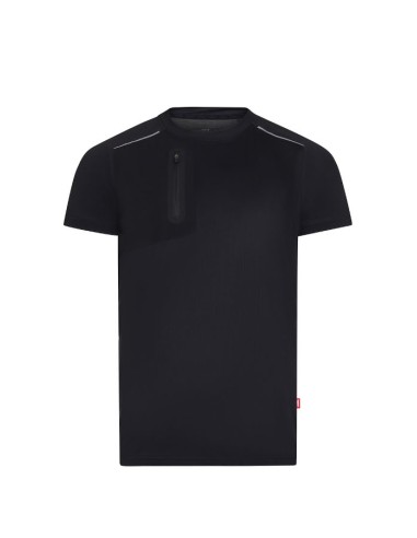 Camiseta técnica laboral sostenible Velilla 105635 frontal y Ropa de trabajo transpirable gama V.Dynamix