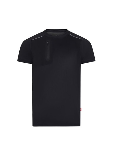 Camiseta técnica laboral sostenible Velilla 105635 frontal y Ropa de trabajo transpirable gama V.Dynamix