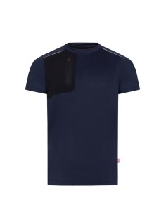 Camiseta técnica laboral sostenible Velilla 105635 frontal y Ropa de trabajo transpirable gama V.Dynamix 2